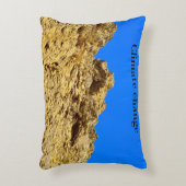 Klimaatverandering zorgt voor het milieu accent kussen (Voorkant(Verticaal))