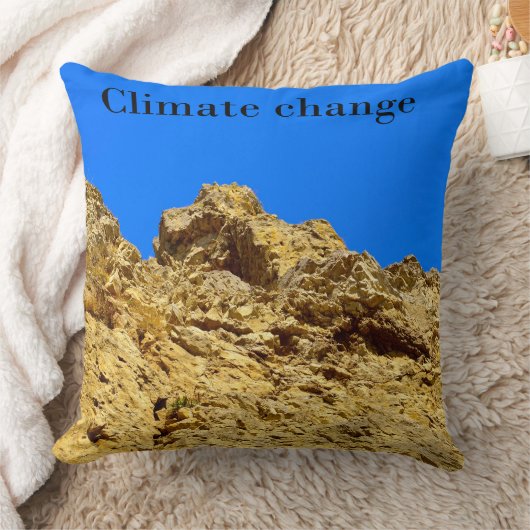 Klimaatverandering zorgt voor het milieu kussen (Deken)