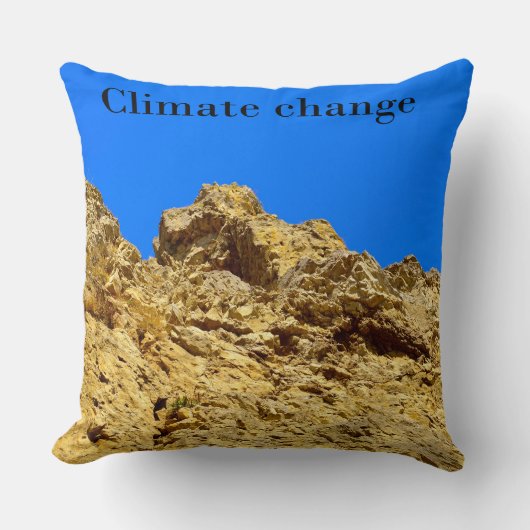 Klimaatverandering zorgt voor het milieu kussen (Voorkant)