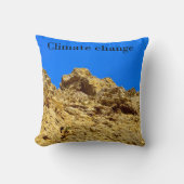 Klimaatverandering zorgt voor het milieu kussen (Voorkant)