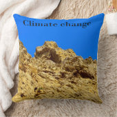 Klimaatverandering zorgt voor het milieu kussen (Deken)