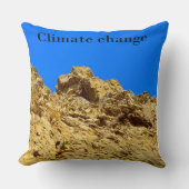 Klimaatverandering zorgt voor het milieu kussen (Voorkant)