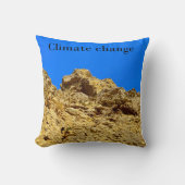 Klimaatverandering zorgt voor het milieu kussen (Voorkant)