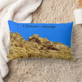 Klimaatverandering zorgt voor het milieu kussen (Deken)