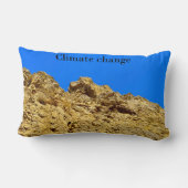 Klimaatverandering zorgt voor het milieu kussen (Achterkant)