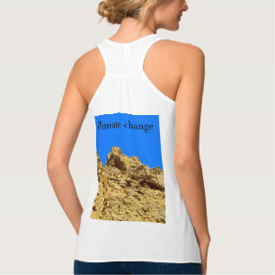 Klimaatverandering zorgt voor het milieu tanktop