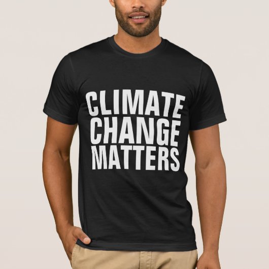 KLIMAATVERANDERINGSKWESTIES T-SHIRTS (Voorkant)