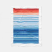 Klimaatveranderingsomgeving van Global Warming Str Fleece Deken (Voorkant)