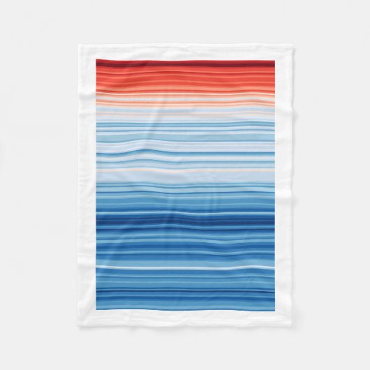 Klimaatveranderingsomgeving van Global Warming Str Fleece Deken (Voorkant)