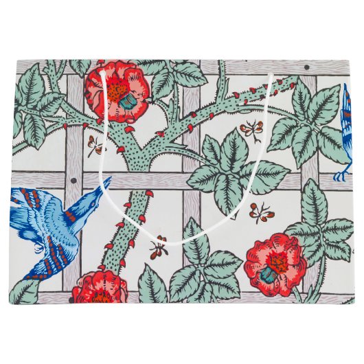 Klimaatvezel en Roos, William Morris Large G Groot Cadeauzakje (Voorkant)