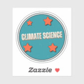Klimaatwetenschap Sticker (Vel)