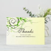 Klimaatwijn - Hartelijk dank Bedankkaart (Staand voorkant)