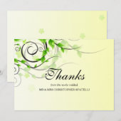 Klimaatwijn - Hartelijk dank Bedankkaart (Voorkant / Achterkant)