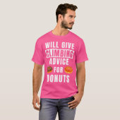 Klimadvies Voor Donuts Klimmer Boulderen Leuk T-shirt (Voorkant volledig)