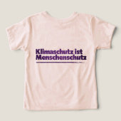 Klimaschutz ist Menschenschutz (Design achterkant)