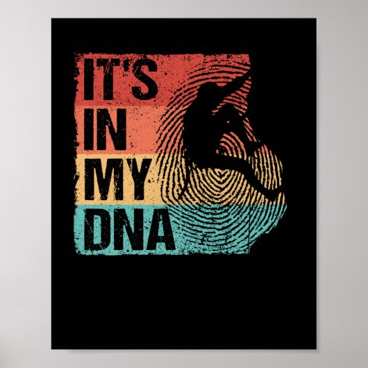 klimatologische rotsklimmer voor rodebekkens poster (Voorkant)