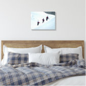 Klimaturen, Mont Blanc, Frankrijk Canvas Afdruk (Insitu (Slaapkamer))
