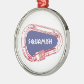 Klimbeker Carabiner Metalen Ornament (Links)