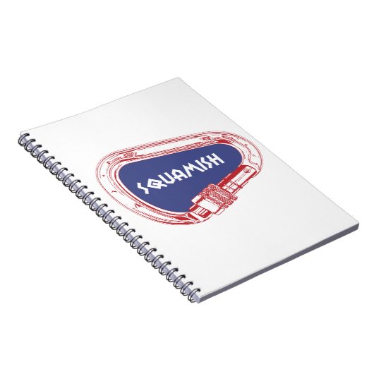 Klimbeker Carabiner Notitieboek (Rechterzijde)