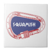 Klimbeker Carabiner Tegeltje (Voorkant)