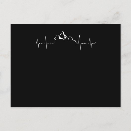 Klimbergen hartslag briefkaart (Voorkant)