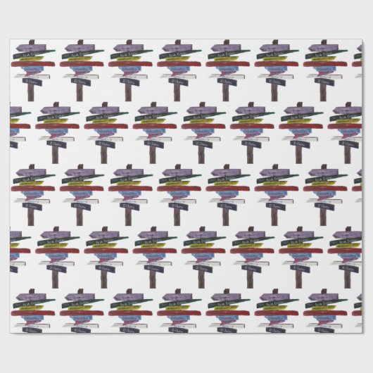 Klimbestemmingen inpakpapier (Vlak)