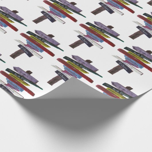 Klimbestemmingen inpakpapier (Hoek)