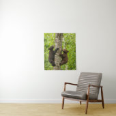 Klimboom met zwarte Beren Wandkleed (In situ)