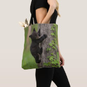 Klimboom voor zwarte Beren Tote Bag (Dichtbij)