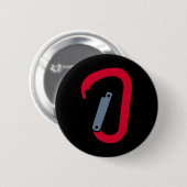 Klimcarabiner Ronde Button 5,7 Cm (Voorkant /achterkant)