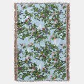 Klimende druiven en honingauzen bloemen deken (Voorkant Verticaal)