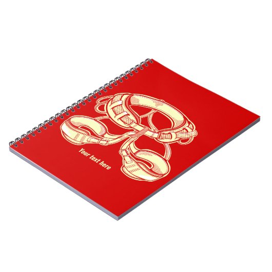 klimharnas notitieboek (Linkerzijde)