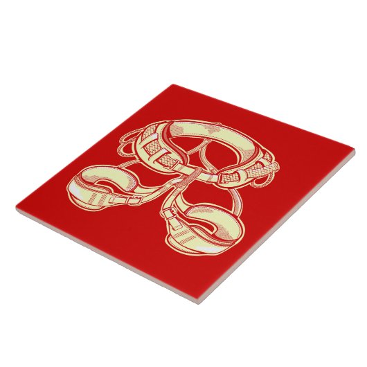 klimharnas tegeltje (Zijkant)