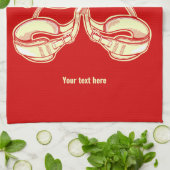 klimharnas theedoek (Gevouwen)