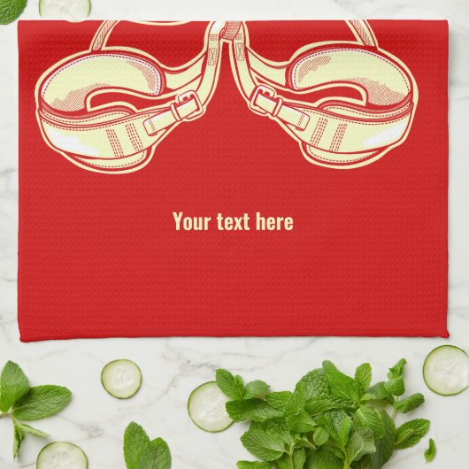 klimharnas theedoek (Gevouwen)