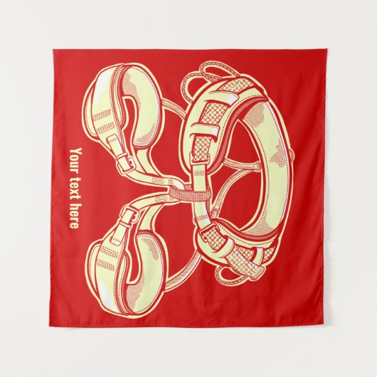 klimharnas wandkleed (Voorkant (horizontaal))