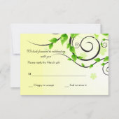 Klimietreactiekaart RSVP Kaartje (Voorkant)