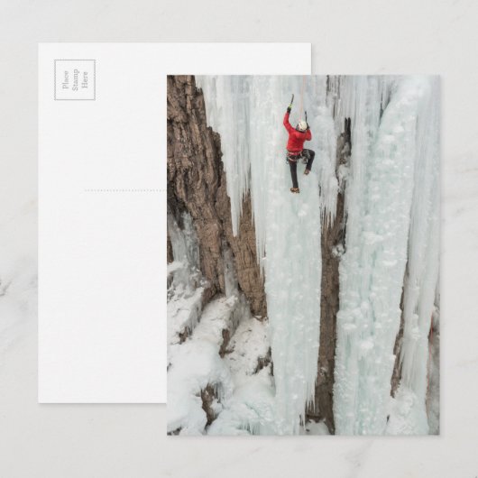 Klimijijs op man, Colorado Briefkaart (Voorkant / Achterkant)