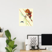 klimkeukens en vlinders poster (Thuiskantoor)