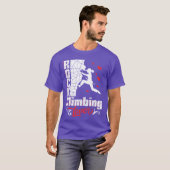 Klimliefhebber vintage t-shirt (Voorkant volledig)