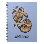 Klimluiaard gepersonaliseerd Notitieboek (Voorkant)