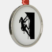 Klimmeisje Metalen Ornament (Rechts)