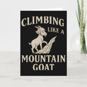 Klimmen als een berggeit helm buiten typografie kaart