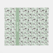 Klimmen baby bruine beren fleece deken (Voorkant (Horizontaal))