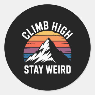 Klimmen Berg Klim Hoge Bergbeklimmer Ronde Sticker