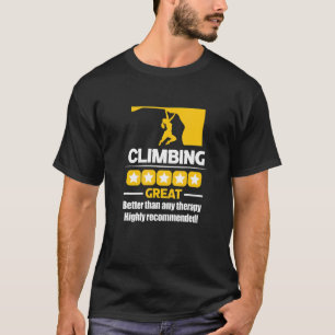 Klimmen beter dan elke therapie die zeer aanbevole t-shirt