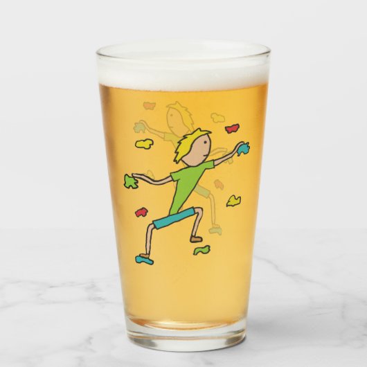 Klimmen binnen glas (Voorkant gevuld)