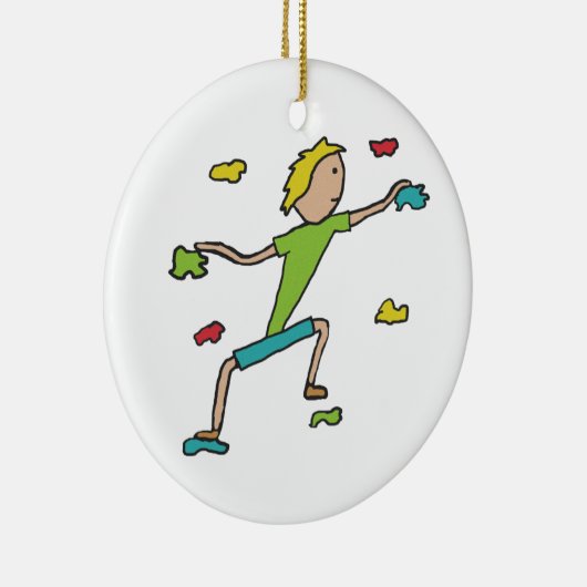 Klimmen binnen keramisch ornament (Rechts)