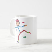 Klimmen binnen koffiemok (Voorkant links)