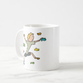 Klimmen binnen koffiemok (Voorkant links)